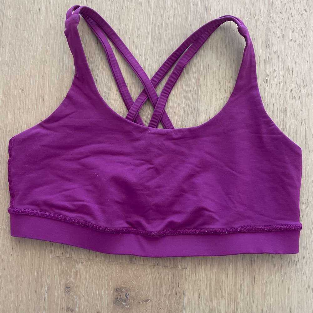 lululemon Energy Bra - Size 8 -  Fuchsia